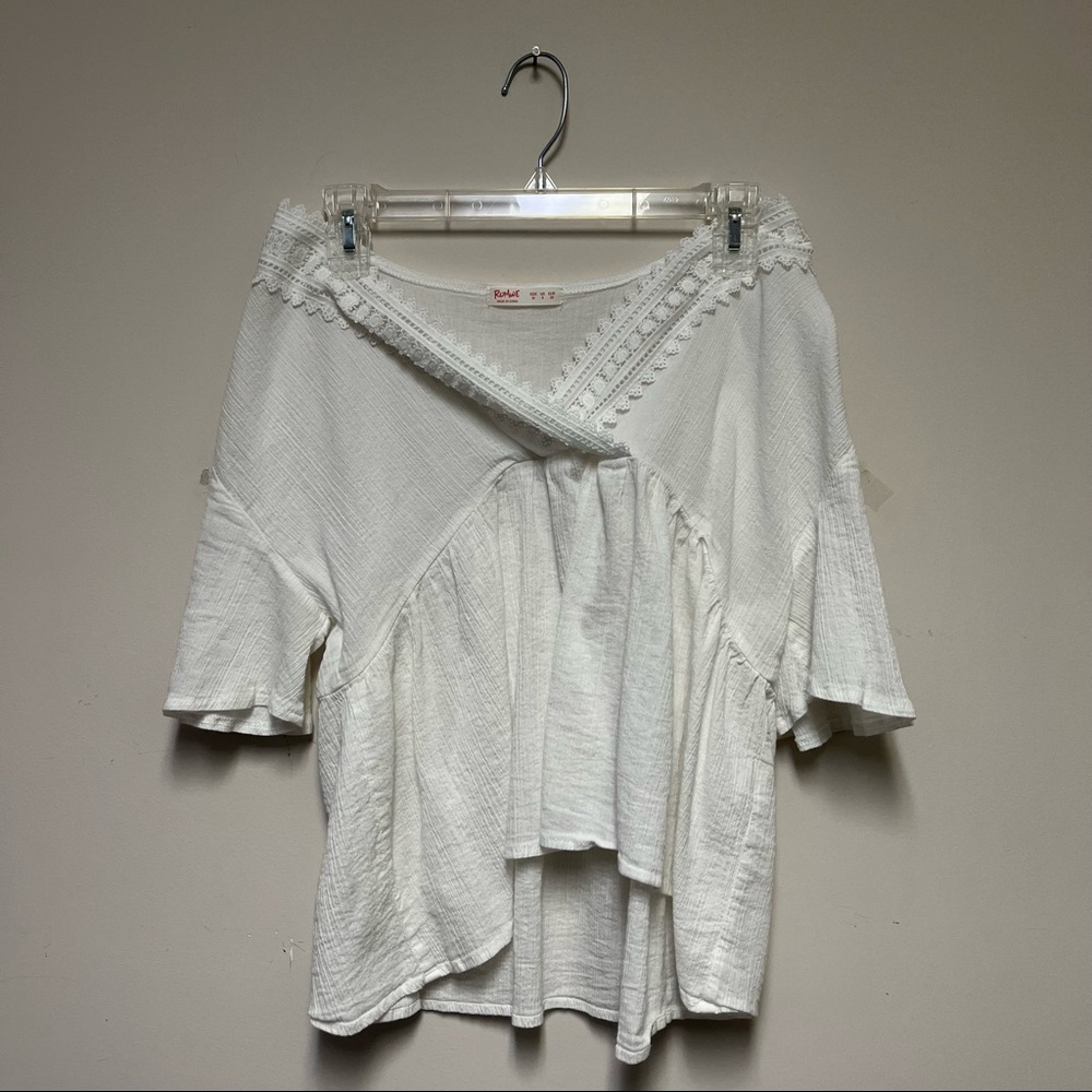romwe babydoll top